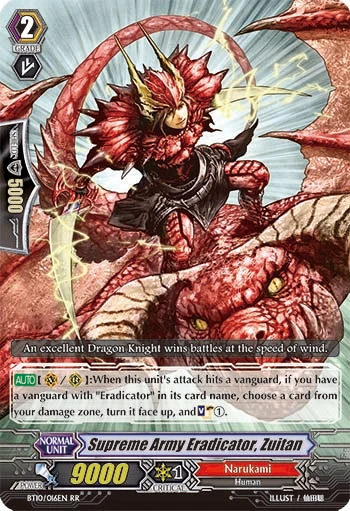 Supreme Army Eradicator, Zuitan