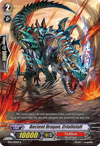 Ancient Dragon, Criollofall
