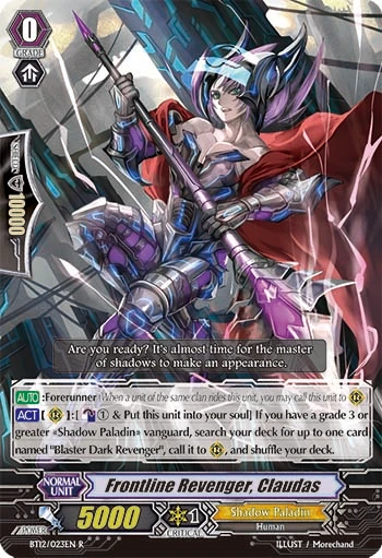Frontline Revenger, Claudas