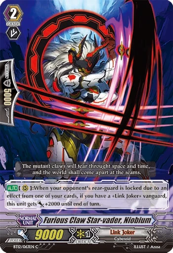 Furious Claw Star-vader, Niobium