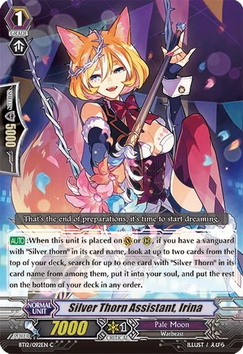 Silver Thorn Assistant, Irina