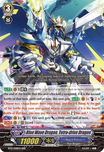 Blue Wave Dragon, Tetra-drive Dragon