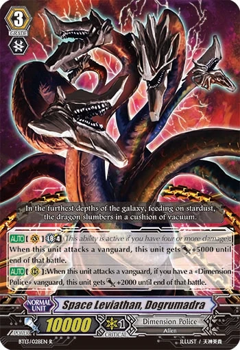 Space Leviathan, Dogrumadra
