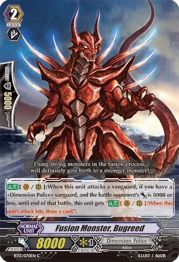 Fusion Monster, Bugreed