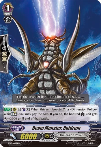 Beam Monster, Raidrum