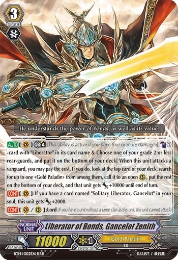 Liberator of Bonds, Gancelot Zenith