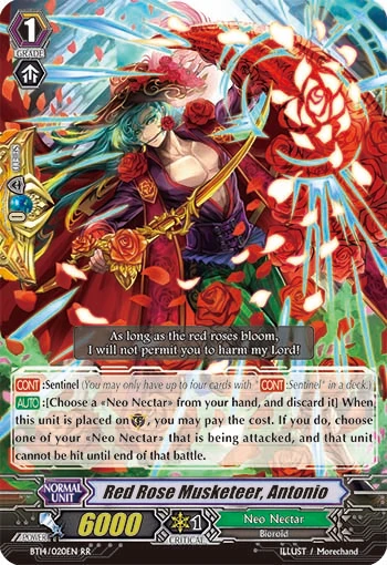 Red Rose Musketeer, Antonio