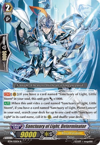 Sanctuary of Light, Determinator
