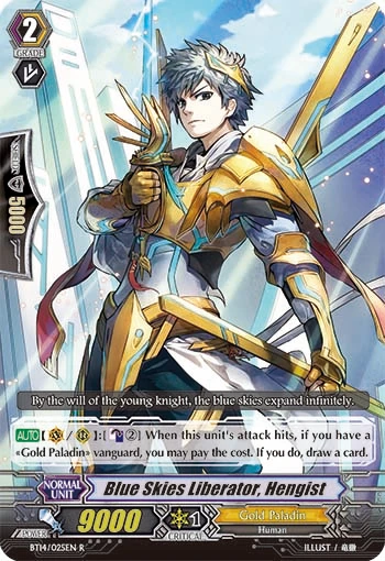 Blue Skies Liberator, Hengist