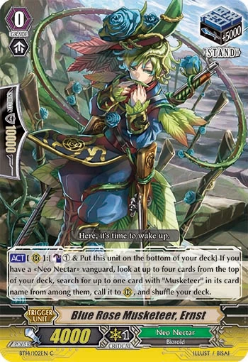 Blue Rose Musketeer, Ernst
