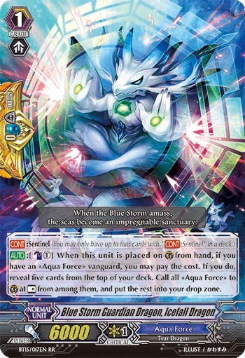Blue Storm Guardian Dragon, Icefall Dragon