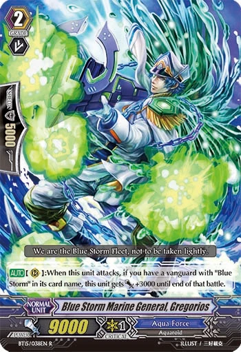 Blue Storm Marine General, Gregorios