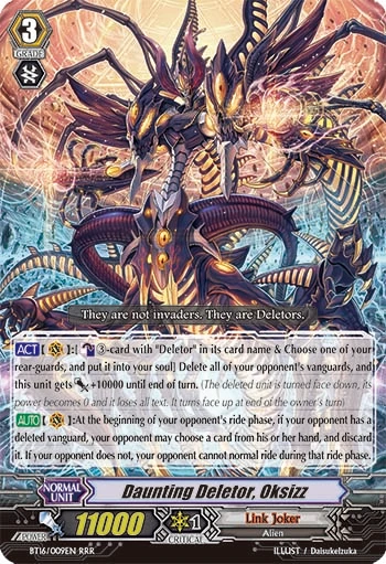 Daunting Deletor, Oksizz