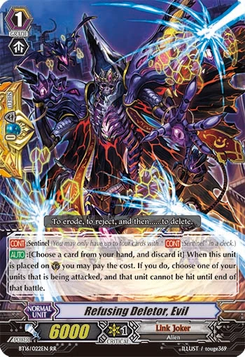 Refusing Deletor, Evil