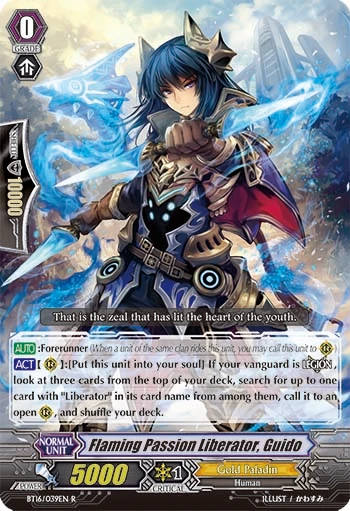 Flaming Passion Liberator, Guido