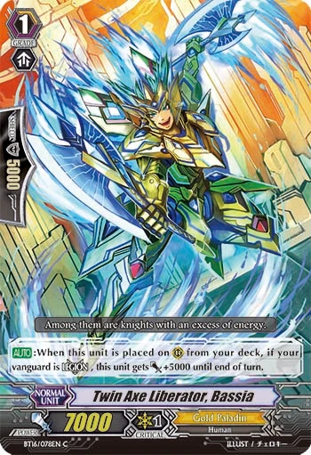 Twin Axe Liberator, Bassia