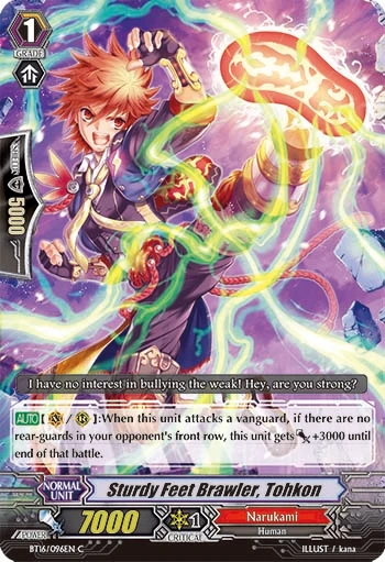 Sturdy Feet Brawler, Tohkon