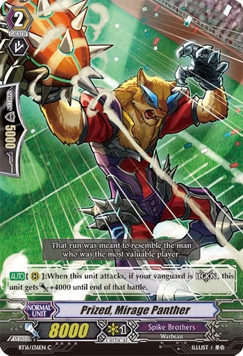 Prized, Mirage Panther