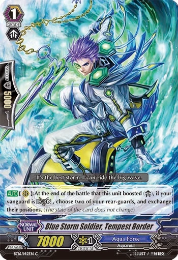 Blue Storm Soldier, Tempest Border