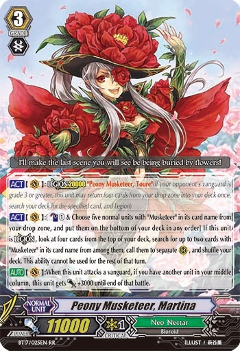 Peony Musketeer, Martina