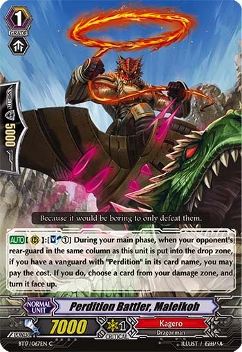 Perdition Battler, Maleikoh