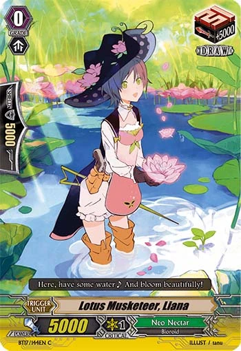 Lotus Musketeer, Liana