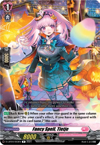 Fancy Spell, Tietje