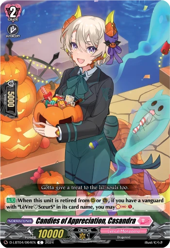 Candies of Appreciation, Casandra