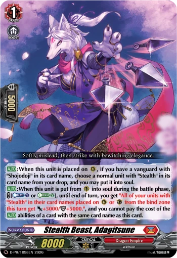 Stealth Beast, Adagitsune