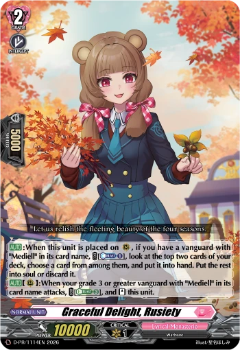 Graceful Delight, Rusiety