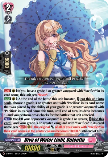 Diva of Water Light, Oulcetta
