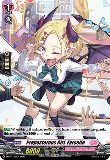 Preposterous Girl, Farselle