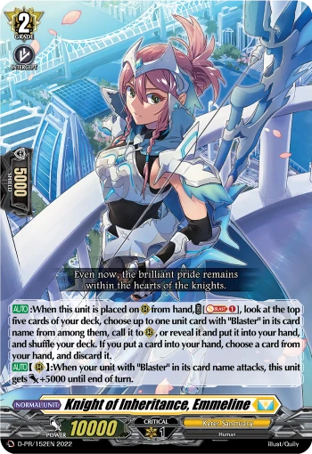 Knight of Inheritance, Emmeline