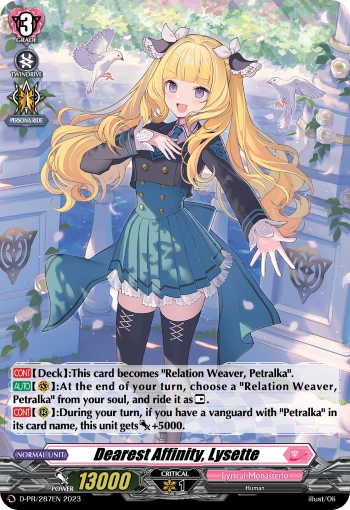 Dearest Affinity, Lysette