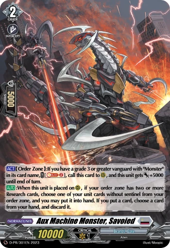 Aux Machine Monster, Savoied