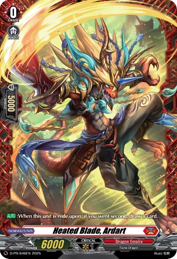 Heated Blade, Ardart