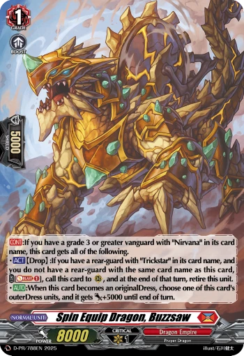 Spin Equip Dragon, Buzzsaw