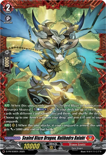 Sealed Blaze Dragon, Halibadra Balaht