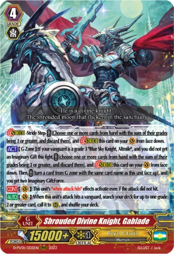 Shrouded Divine Knight, Gablade