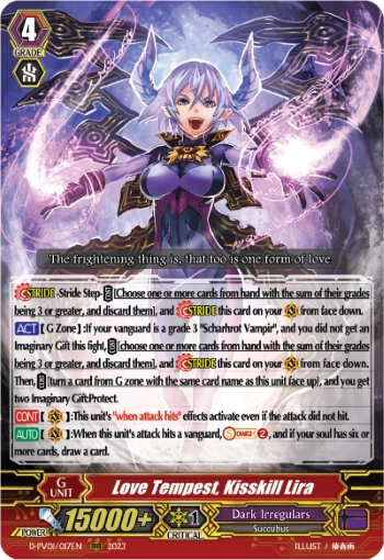 Love Tempest, Kisskill Lira