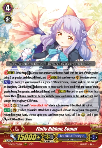 Fluffy Ribbon, Somni