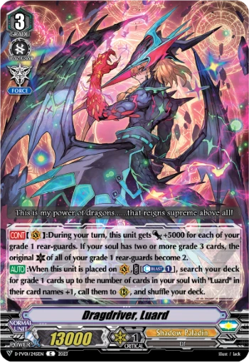 Dragdriver, Luard