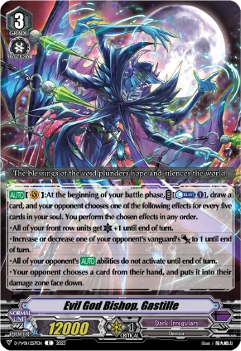Evil God Bishop, Gastille