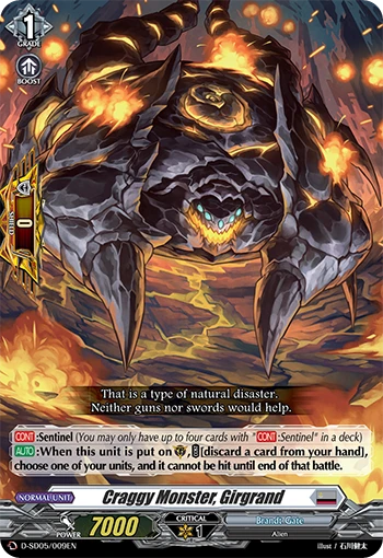 Craggy Monster, Girgrand