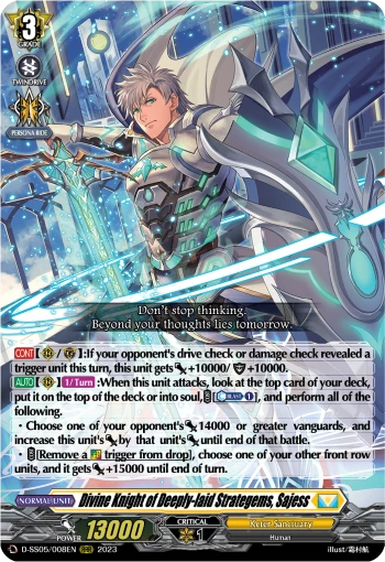 Divine Knight of Deeply-laid Strategems, Sajess