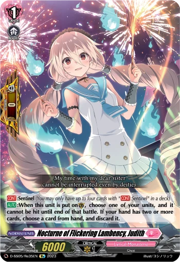 Nocturne of Flickering Lambency, Judith