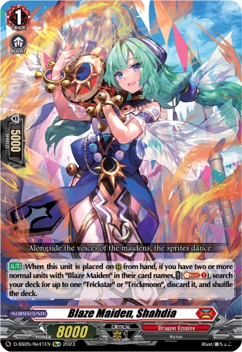 Blaze Maiden, Shahdia