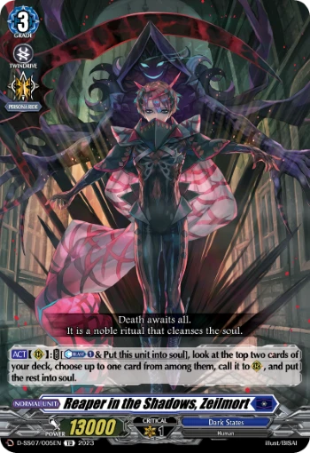 Reaper in the Shadows, Zeilmort