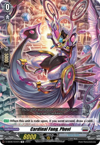 Cardinal Fang, Phovi