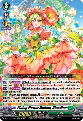 Pining Flower Maiden, Claudine
